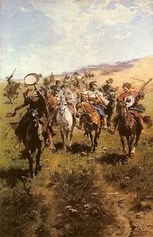 Józef_Brandt_-_Wesele_kozackie.jpg