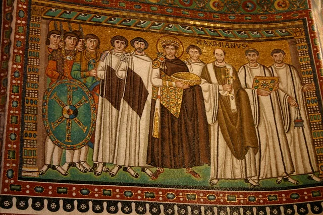 Emporer Justinian, at San Vitale | Flickr - Photo Sharing!
