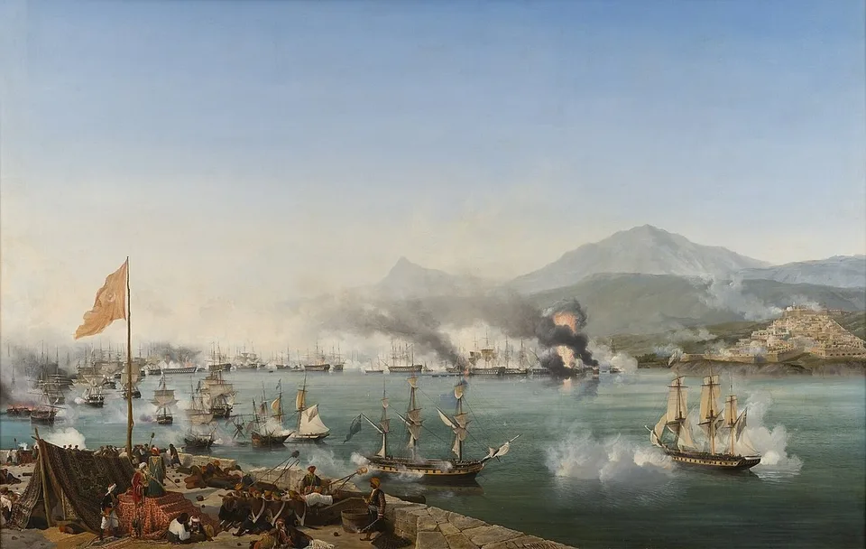 Battle of Navarino - Wikipedia