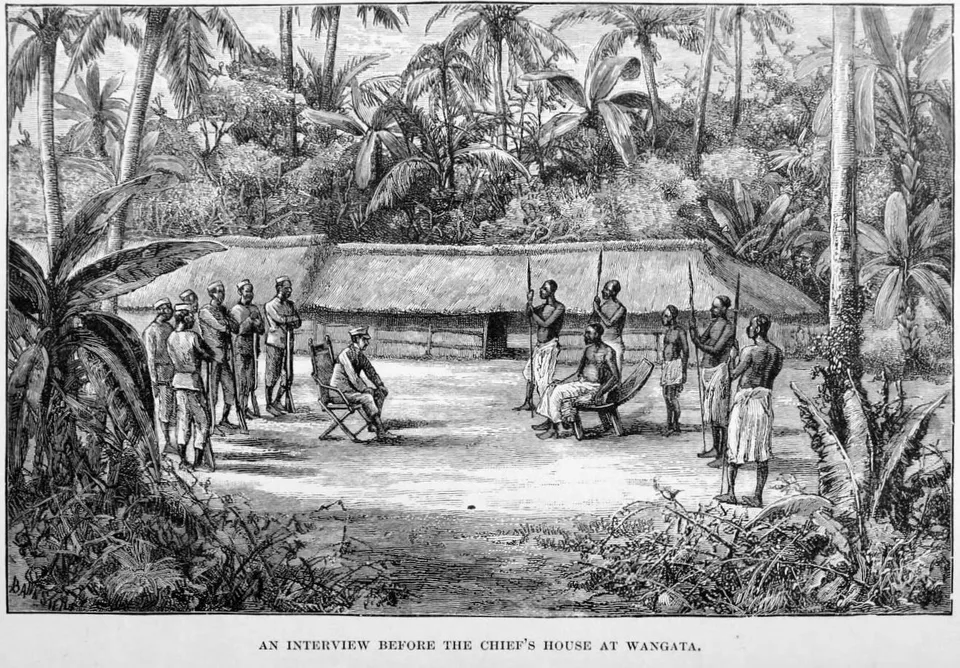 Stanley_Founding_of_Congo_Free_State_An_Interview_Before_The_Chiefs_House_at_Wangata.jpg