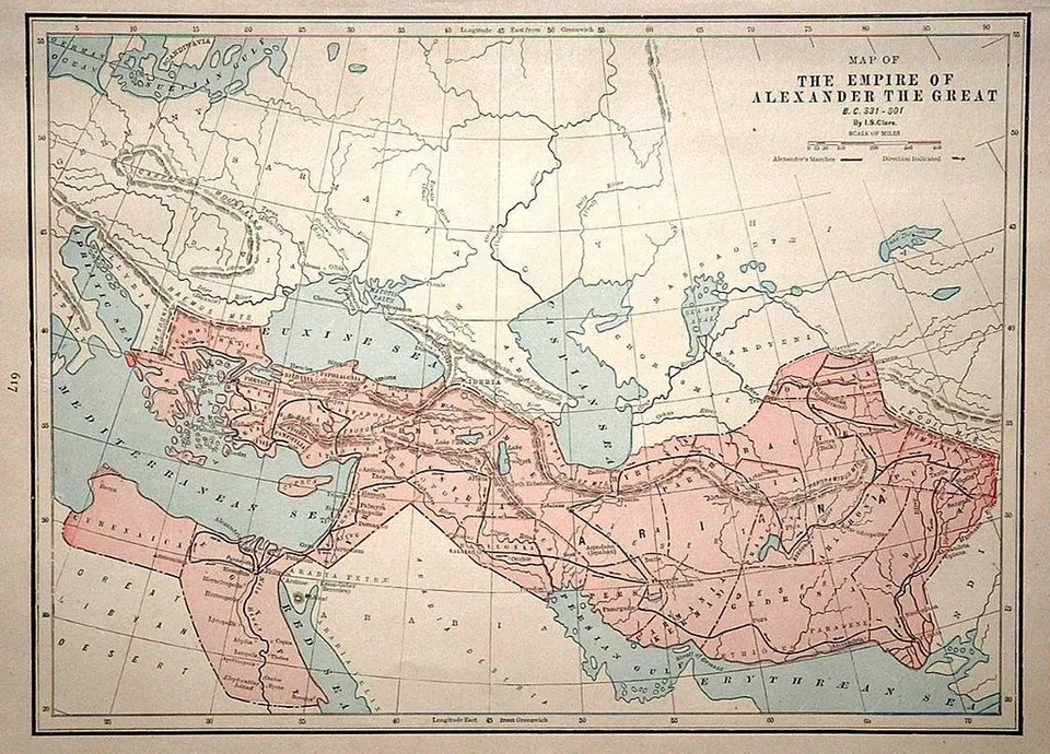 File:Map of the Empire of Alexander the Great (1893).jpg ...