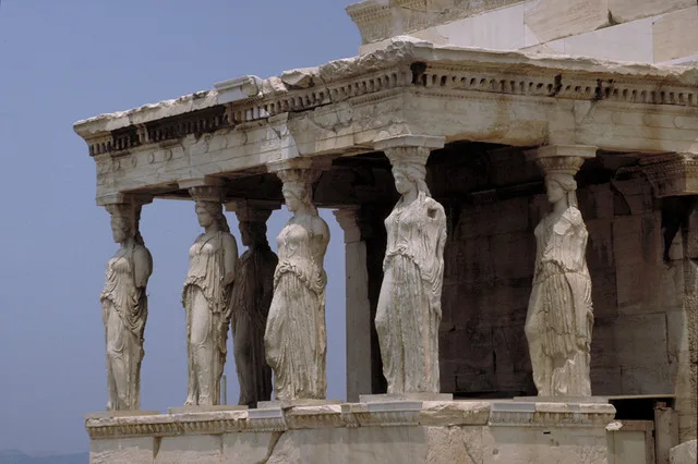 Erechtheum (Erechtheion): caryatid portico (“Portico of t ...