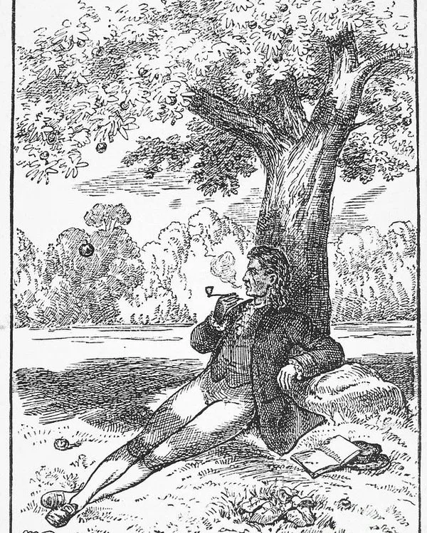 isaac-newton-and-the-apple-granger.jpg