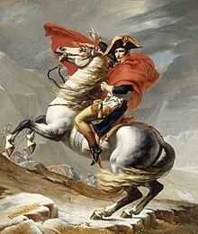 Napoleon Crossing the Alps - Wikipedia
