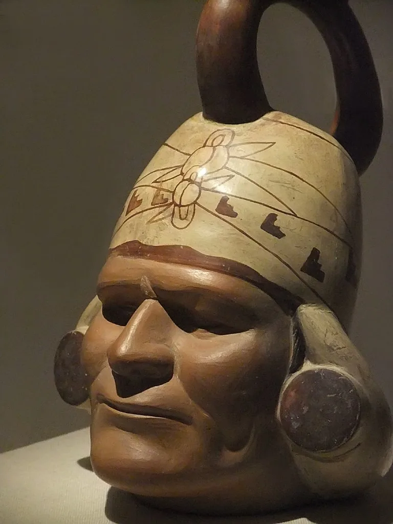 Portrait Vessel of a Ruler Moche Peru 100 BCE-500 CE Ceram ...